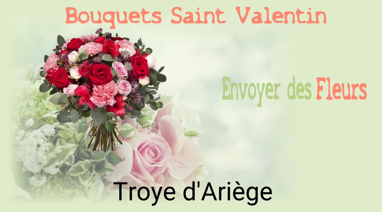 Roses de Saint-Valentin livrées à Troye-d'Ariège